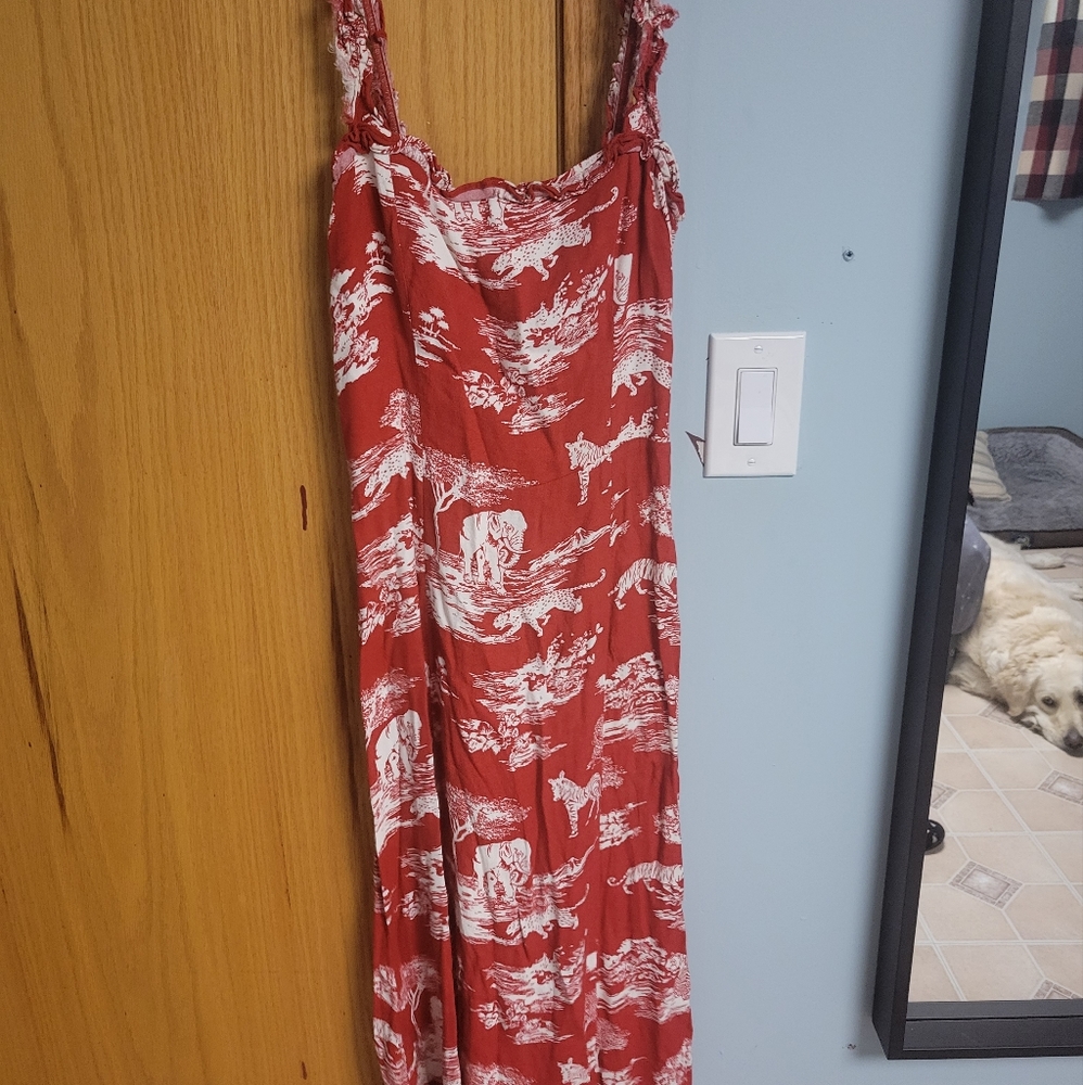 Reformation Red Maxi Dress